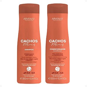 Kit Arvensis Cachos Naturais: Shampoo e Condicionador 300ml