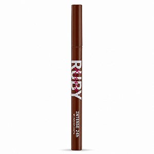 Caneta Delineadora Ruby Kisses Intense 24h Marrom Rbpl02br