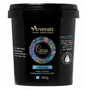 Máscara Arvensis Cachos Naturais Cabelos Ondulados e Cacheados 450g