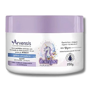 Geleia Ativadora Arvensis Cachinhos Naturais Suave Cabelos Ondulados e Cacheados 250g