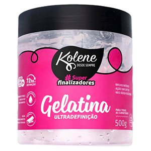 Gelatina Capilar Kolene #Super Finalizadores Ultra Definição 500g