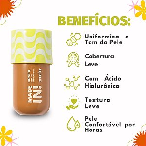 Base Tint Melu Made In! Bonita Tint Foundation Cor 90 RR-M302-9