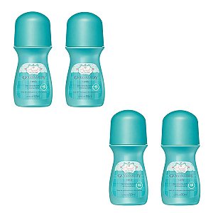 Kit Giovanna Baby: 4 Desodorante Roll-On Candy
