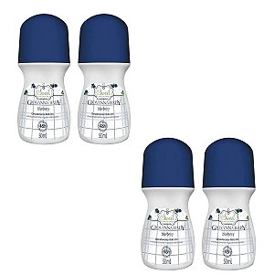 Kit Giovanna Baby: 4 Desodorante Roll-On Blueberry