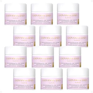 Kit Giovanna Baby Classic: 12 Desodorantes em Creme Antiperspirante 55g