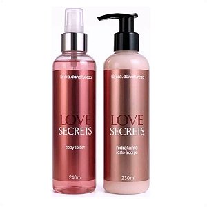 Kit Cia da Natureza Love Secrets: Body Splash 240ml e Loção Hidratante 230ml