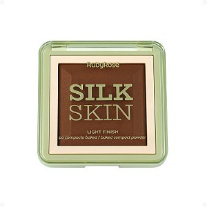Pó Compacto Ruby Rose Silk Skin Light Finish PC100 HB-M403-10