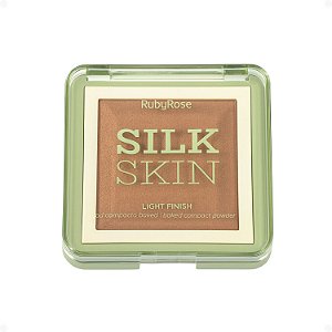 Pó Compacto Ruby Rose Silk Skin Light Finish PC50 HB-M403-5