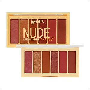 Paleta de Sombras Luisance Nude Metal 6 Cores L3258
