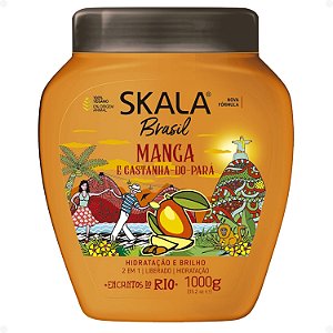 Creme Tratamento Skala Brasil Manga e Castanha do Pará 2 Em 1 1000g