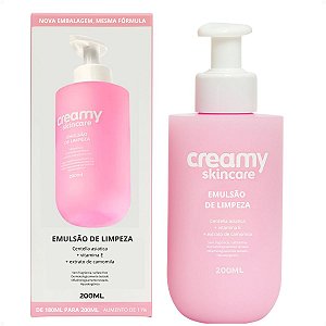 Emulsão de Limpeza Facial Creamy Skincare 200ml