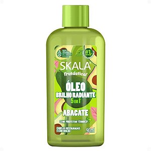 Óleo Brilho Radiante Skala Frutástica! 5 em 1 Abacate Com Protetor Térmico 90ml