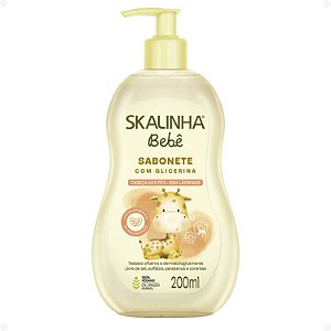 Sabonete Líquido Skalinha Bebê Com Glicerina 200ml