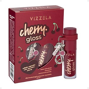 Gloss Cherry Vizzela Com Chaveiro Edição Especial 6ml