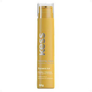 Gel Dental Kess Whitelicious Dentes Mais Brancos Banana Ice 60g