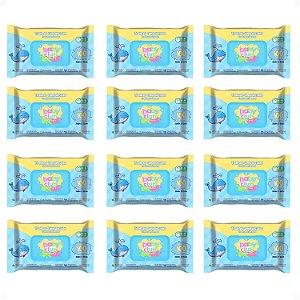 Kit Baby Club Ultra Care: 12 Pacotes Toalhas Umedecidas Baby 20x13cm Com 100Un