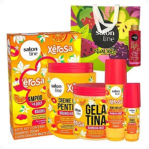 Kit Salon Line Xêrosa Baunilha Doce Completo + Mimos