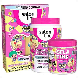 Kit Salon Line Kids Vanilla Vibes! Definição Doce Completo