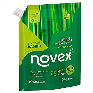 Refil Creme de Tratamento Novex Broto de Bambu Fortalecedor 300g