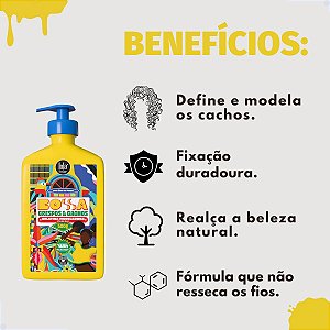 Gelatina Modeladora Lola Bossa Crespos e Cachos 500g