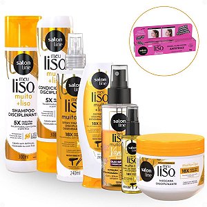 Kit Salon Line Meu Liso Muito + Liso Completo + Mimo
