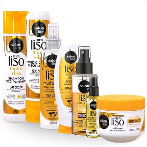 Kit Salon Line Meu Liso Muito + Liso Completo