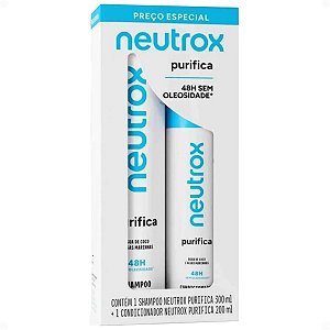 Kit Neutrox Purifica: Shampoo 300ml e Condicionador 200ml