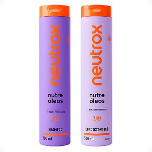Kit Neutrox Nutre Óleos: Shampoo e Condicionador 300ml