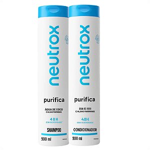 Kit Neutrox Purifica: Shampoo e Condicionador 300ml