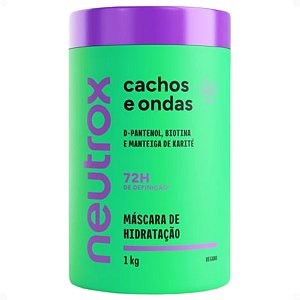 Máscara De Hidratação Neutrox Cachos e Ondas 1kg