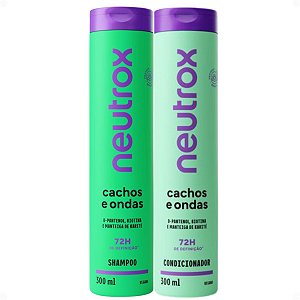 Kit Neutrox Cachos e Ondas: Shampoo e Condicionador 300ml