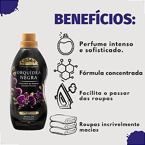 Amaciante De Roupas Coala Laundry Orquídea Negra Concentrado 1L