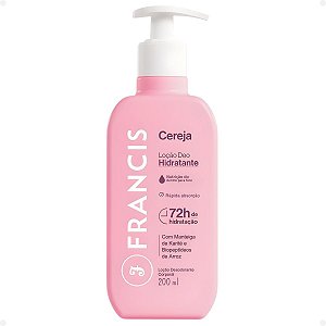 Loção Deo Hidratante Francis Cereja 200ml