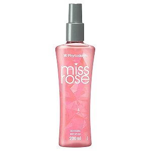 Body Splash Phytoderm Miss Rose Deo Colônia 200ml