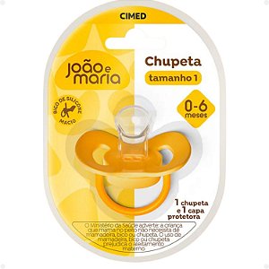 Chupeta e Capa Protetora Cimed João e Maria 0-6 Meses Tamanho 1