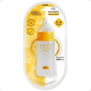 Mamadeira Fluxo Variável Cimed João e Maria 0-6+ Meses 360ml