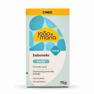 Sabonete Em Barra Cimed Bebê João e Maria Karité 75g