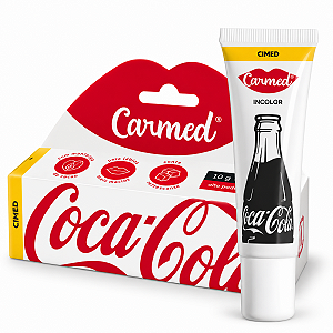 Hidratante Labial Carmed Coca-Cola Incolor 10g