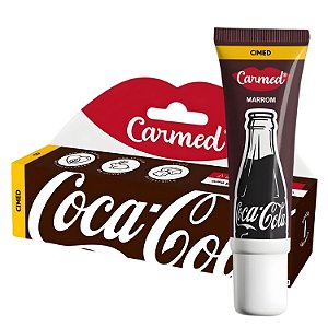 Hidratante Labial Carmed Coca-Cola Marrom 10g