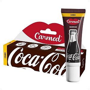 Hidratante Labial Carmed Coca-Cola Marrom 10g
