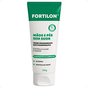 Creme Desodorante Antitranspirante Dailus Fortilon Mãos e Pés Sem Suor 100g