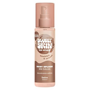 Body Splash Em Calda Dailus Sweet Skin Ice Cream Cookies e Cream 200ml