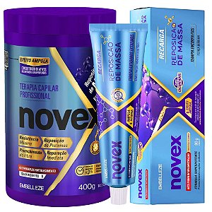 Kit Novex Reposição De Massa: Creme De Tratamento 400g e Recarga Capilar 80g