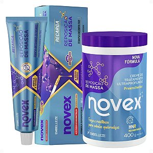 Kit Novex Reposição De Massa: Creme De Tratamento 400g e Recarga Capilar 80g