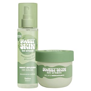 Kit Dailus Sweet Skin Ice Cream Mousse De Pistache: Body Splash e Hidratante Corporal 200ml