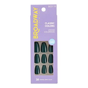 Unhas Postiças Broadway Kiss Ny Classic Colors Bailarina Curto Oatmeal Bco11b