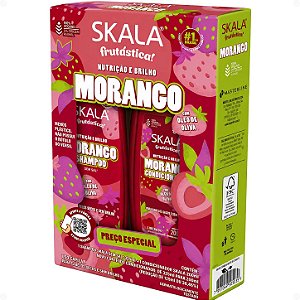 Kit Skala Frutástica! Morango: Shampoo 325ml e Condicionador 200ml