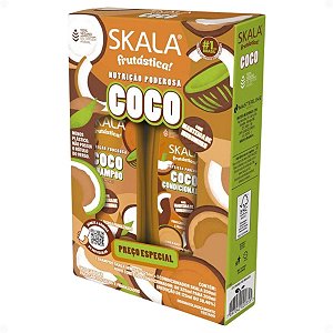 Kit Skala Frutástica Coco: Shampoo 325ml e Condicionador 200ml