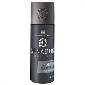 Desodorante Spray Masculino Senador Platinum 90ml