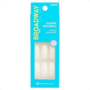 Unhas Postiças Broadway Kiss Ny Classic Naturals Bailarina Longo Dream Bbn06b